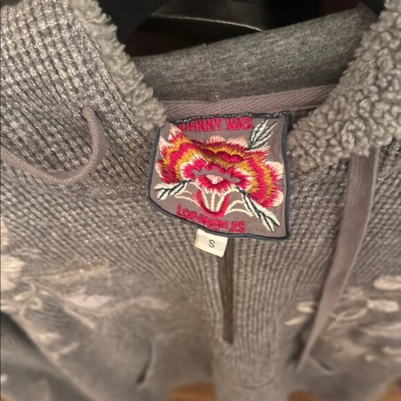 Johnny Was June Metallic Thermal Hoodie - Picture 3 of 9